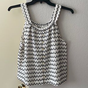 Madewell texture & thread button up shirt L